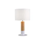 Stona lampa CARROL 1xE27/40W/230V bela/braon
