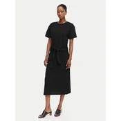 Tommy Hilfiger Vsakodnevna obleka WW0WW48747 Črna Relaxed Fit