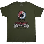Grateful Dead Majica 60th Roses Unisex Green XL