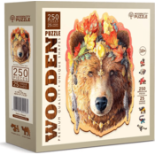 Stylish Bear Wooden Puzzle L (250 Pieces)