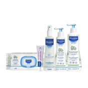 Mustela Darilni set s potovalko Gris