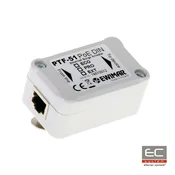 PTF-51-PRO/PoE/DIN - Varovalec pred prenapolnjenjem za LAN/Ethernet, vgrajen na DIN šino - EWIMAR