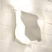 Knikerboker Stendimi - bela stenska svetilka LED 40 cm - Dnevna soba/jedilnica - Dizajn - Kovina