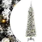 Umjetno božicno drvce Bijelo 210 cm PVC i Metal i Plastika