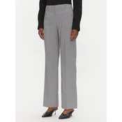 BOSS Hlače iz tkanine Tilda9 50542004 Siva Relaxed Fit