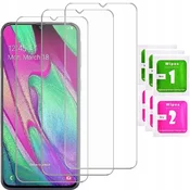 shumee 3x kaljeno steklo za zaščitno folijo za zaslon Samsung Galaxy A40 9H | komplet 3 kosov