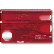 Victorinox SwissCard Nailcare Red Transparent