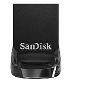 USB DISK SANDISK 512GB Ultra FIT, 3.1/3.0, črn, micro format,