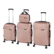 TraveLux Pro XXIV set kofereta na kotačima u ružičasto-zlatnoj boji