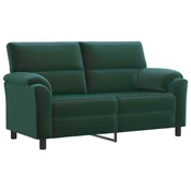 vidaXL Kavč Temno zelena 174 x 85 x 93 cm Žamet