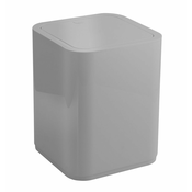 Koš za smeti Flip bin SEVENTY, 8 l, ABS plastika, siv - Siva - Plastika - Stojalo - Kvadratna - Koš, 8 litrov - Klasični koš za odpadke