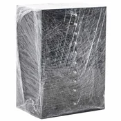 vidaXL Raztegljiva folija 2 kosa prozorna 17 µm 50 cmx150 m
