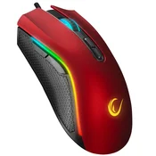 Rampage SMX-R44 Rdeča 6400dpi RGB Osvetljena Igralna Miška S Makro Pro