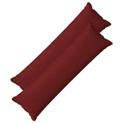 Vidaxl Prevleka za blazino 2 kos HOUTEN Vinorodna rdeča 40 x 145 cm