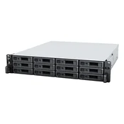 Synology NAS RS2423RP+II s 12 utora, AMD Ryzen V1780 4×3,35 GHz, 8 GB DDR4 ECC, 1×10 GbE