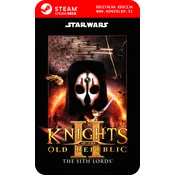 Star Wars Knights of the Old Republic 2 The Sith Lords - Steam koda brez škatlice (WINDOWS PC | STEAM DECK)