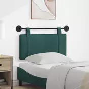 vidaXL Visoki naslon za glavo Temno zelena 100 x 55 x 5 cm blago
