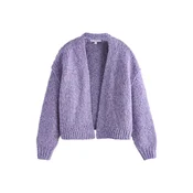 Next Pletena jopa pastelno lila