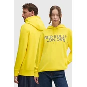 Pulover Red Bull Racing x Pepe Jeans rumena barva, s kapuco, RU580001
