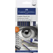 FABER-CASTELL Grafitne olovke set za skiciranje 1/6