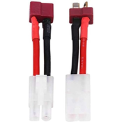Deans T Connector for Tamiya Connector Charging Adapter Cable RC Vehicle and Lipo Battery Cable