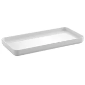 SEVENTY tray, white - Bela - 270x22x136 mm - Gedy - SEVENTY - 24 - Plastika - Drugo - Kvadratni - 270 - 22 - 136 - 14