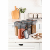Hermia Set kutija za skladištenje, 12 komada, Antracit