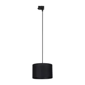 Luster na sajli za 3-fazni TRACER šinski sistem 1xE27/15W/230V, precnik 30 cm, crni
