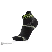 Nogavice Sidas Run Ultra, črno/rumene (S (EU 37-38))