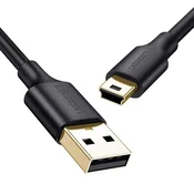 Ugreen Kabel Ugreen USB-A na mini USB, 480 Mbps, 3 m - črn