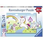 Ravensburger sestavljanka Samorog, 2x24 kosov