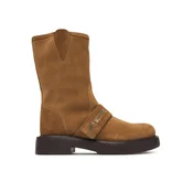Škornji LOVE MOSCHINO JA24064G1PIG0210 Rjava