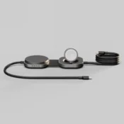 ZENS polnilni kabel USB C-C Pro 3 - magnetni USB C-C kabel za žično polnjenje do 240 W, podpira Qi2 15 W, lahko polni 3 naprave hkrati, za uporabo z napajalnikom najmanj 65 W, dolžina 1,5 m (črn)