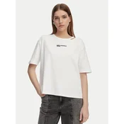 Karl Lagerfeld Jeans Majica B2W17077 Bela Regular Fit