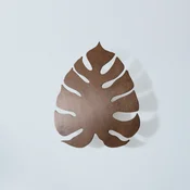 TK Lighting Stenska svetilka Folah, oreh, 40 x 35 cm, v obliki lista - Dnevna soba/jedilnica - Les