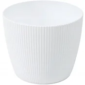 Lamela Plastični lonček za rože, bel, 16 cm x 16 x 13 cm 1 kos.
