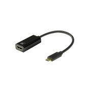 Ewent EW9823 USB-C v HDMI 4K adapter, črn