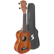 Sopran ukulele Stagg - US-30, s futrolom, smedi
