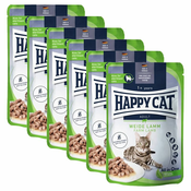 Vrečka Happy Cat Culinary Weide Lamm/jagnjetina 6 x 85 g