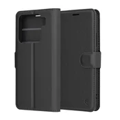 Etui Techsuit Leather Folio za Xiaomi 15T - črn