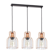 Luster na sajli ARIA 3xE27/60W/230V bakarni
