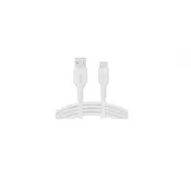 BELKIN BOOST CHARGE Silicone cable USB-A to USB-C - 1M - White