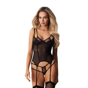Obsessive Arrowel Black Corset S/M