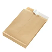 Herlitz vrečka B4 z X dnom in odtrgljivim trakom 250 x 353 mm 130 g rjava 25 kosov