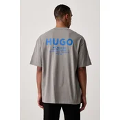 HUGO Blue kratka majica moška bombažna Nalono