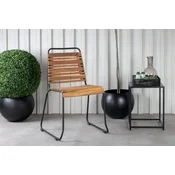 Venture Design Jedilni stol 2 kosa 59x57x86 cm črne barve
