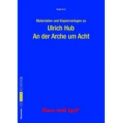 Materialien und Kopiervorlagen zur Klassenlektüre: An der Arche um Acht
