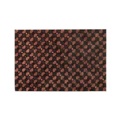 Tepih MOCCA 170x120 cm braon/crvena