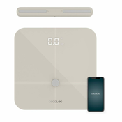 Cecotec Surface Precision 10600 Smart Healthy Pro Beige, Elektronicka osobna vaga, 180 kg, 100 g, Bež, 6 kg, kg/lb