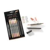 Markerji COPIC Ciao Skin Tones - set 5+1 (flumastri COPIC)